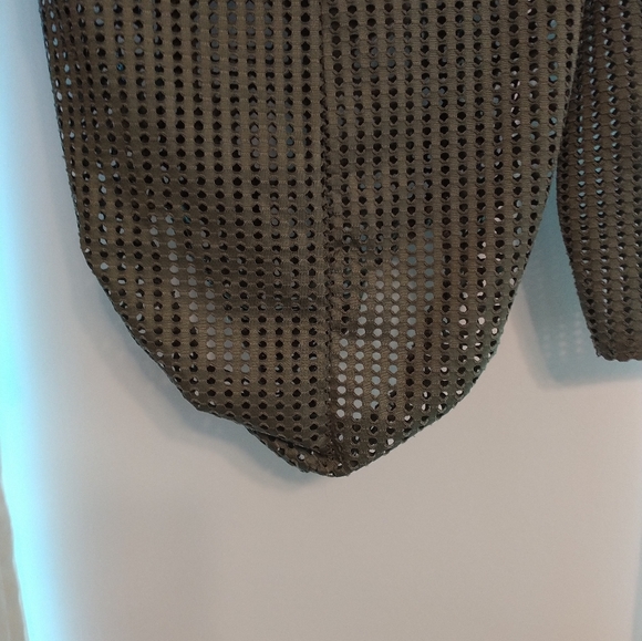 Urban Outfitters boohoo Bodysuit Size Medium Green Mock Turtleneck Shirt Top - Picture 8 of 12